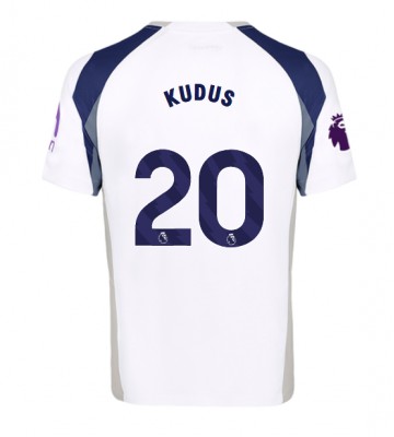 Tottenham Hotspur Mohammed Kudus #20 Hemmatröja 2025-26 Kortärmad